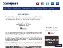 Tablet Screenshot of mopesa.com.mx